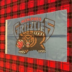 Brand new Memphis Grizzlies banner flag